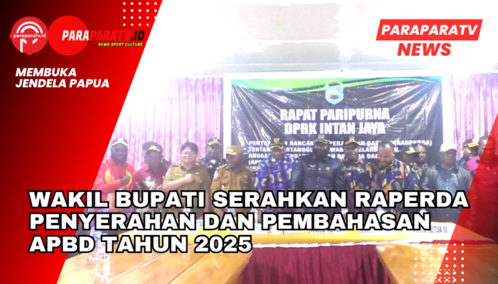 Wakil Bupati Serahkan Raperda Penyerahan dan Pembahasan APBD Tahun 2025
