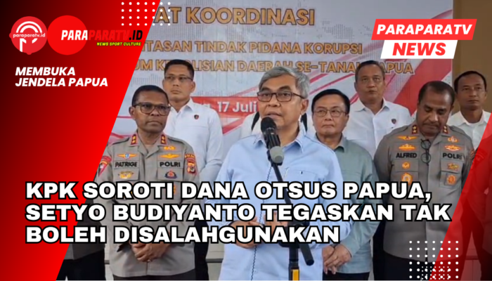 KPK Soroti Dana Otsus Papua, Setyo Budiyanto Tegaskan Tak Boleh Disalahgunakan