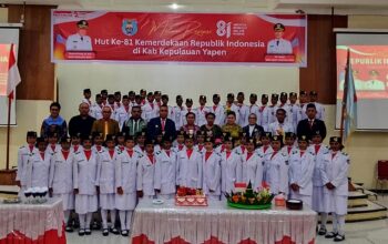 Tutup Rangkaian Peringatan HUT RI ke-81, Pemerintah Kepulauan Yapen Gelar Malam Resepsi