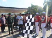 Semarak HUT RI ke-81, 54 Peserta Ikuti Gerak Jalan di Serui, Bupati Benyamin: Lebih dari Sekadar Menang-Kalah