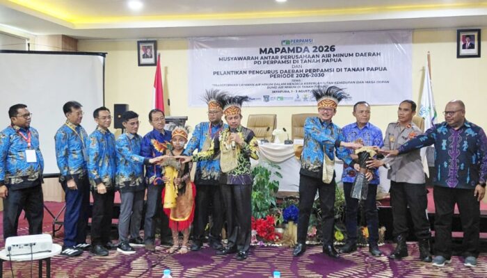 Rustan Saru Resmi Buka MAPAMDA Perpamsi Papua, Penguatan SDM Air Minum Jadi Prioritas