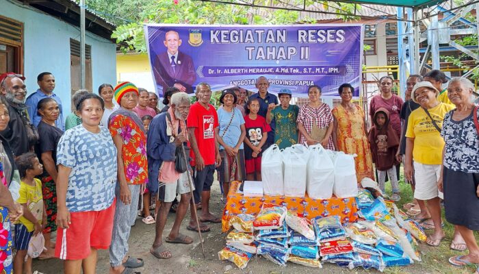 Reses di Tiba-Tiba, Alberth Merauje Tampung Keluhan Warga soal Air Bersih dan Infrastruktur