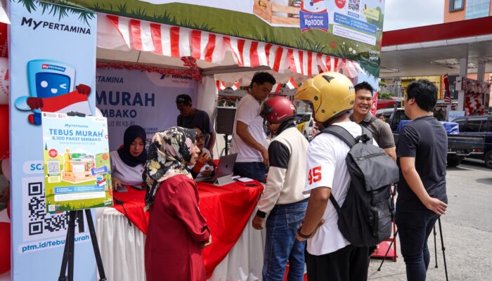 Semarakkan HUT ke-81 RI, Pertamina Patra Niaga Gelar Aktivitas Pelanggan dan Program Sembako Murah di SPBU