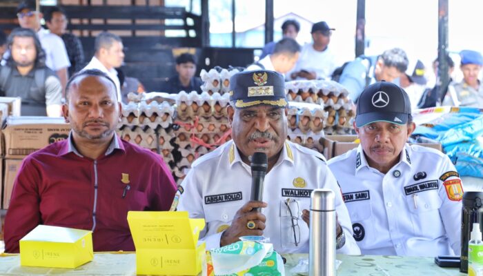 Pastikan Tidak Ada Pencurian & Bantuan Tepat Sasaran, Wali Kota Abisai Rollo Tegaskan Pengamanan Lokasi Kebakaran Dok V