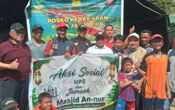 Jamaah Masjid An-Nur Kali Acai Abepura Salurkan Bantuan untuk Korban Kebakaran Dok V