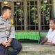 Sambang DDS, Bhabinkamtibmas Kelurahan Serui Kaya Brigpol Asrul Terus Sampaikan Himbauan Kamtibmas Kepada Warga