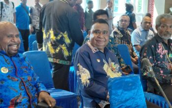 Bupati Yapen Hadiri Rakor Infrastruktur dan Pembangunan Wilayah Papua Bersama Menko AHY di Jayapura