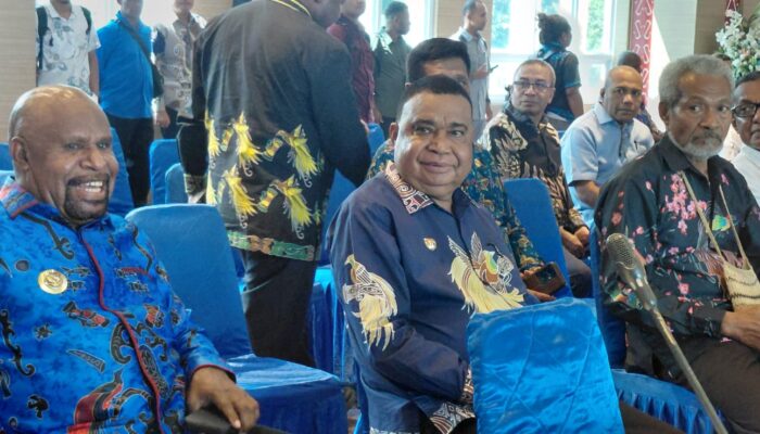 Bupati Yapen Hadiri Rakor Infrastruktur dan Pembangunan Wilayah Papua Bersama Menko AHY di Jayapura