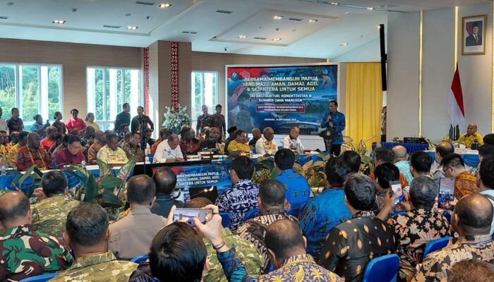 Rakor Bersama Menko AHY, Fakhiri Dorong Percepatan Pembangunan di Tanah Papua