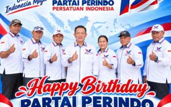 HUT Partai Perindo Ke 12, Trison Ayomi : Kami Tetap Solid Dan Menatap Pemilu 2029