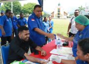 Rangkaian HUT Ke 25, DPC Partai Demokrat Yapen Gelar Donor Darah