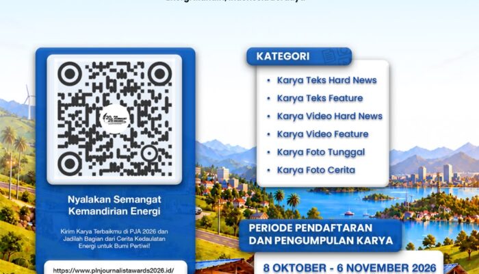 PLN Journalist Awards 2026 Kembali Digelar, Usung Tema Energi Mandiri, Indonesia Berdaya