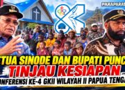 Ketua Sinode dan Bupati Puncak Tinjau Kesiapan Konferensi ke-4 GKII Wilayah II Papua Tengah