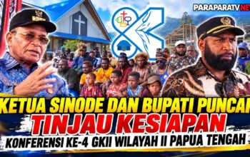 Ketua Sinode dan Bupati Puncak Tinjau Kesiapan Konferensi ke-4 GKII Wilayah II Papua Tengah