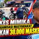 Dinkes Mimika Dan Organisasi Masyarakat Bagikan 30.000 Masker